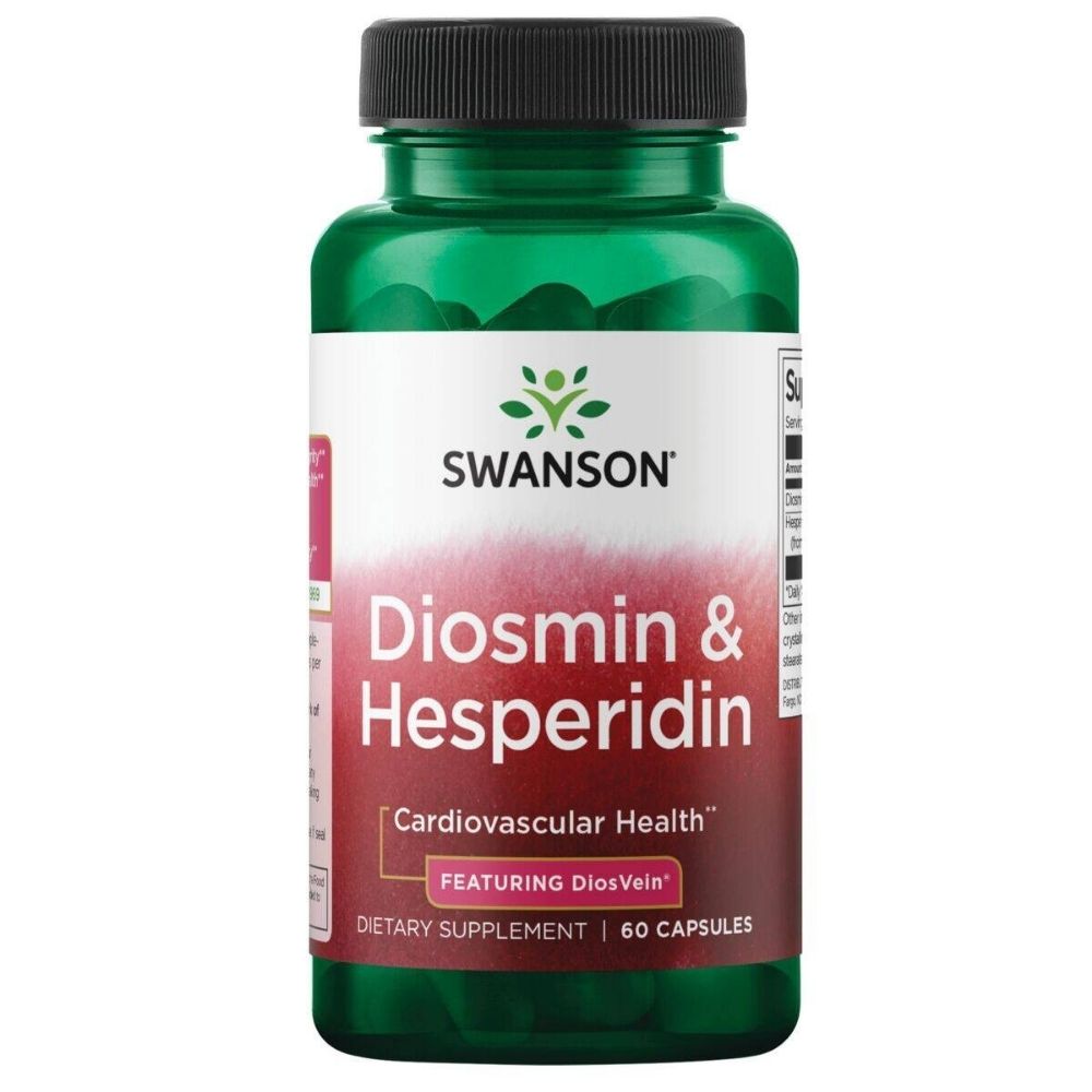 SWANSON diosmiin ja hesperidiin (DiosVein) – 60 kapslit